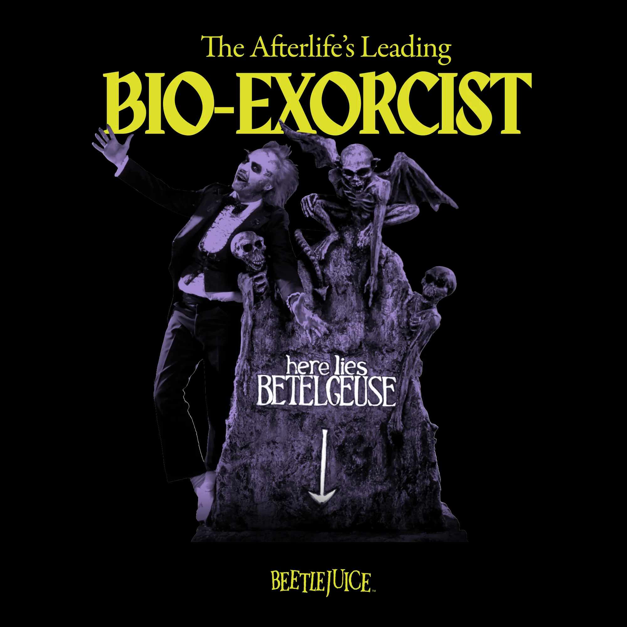 Beetlejuice - Bio-Exorcist Black Tee - Image 2