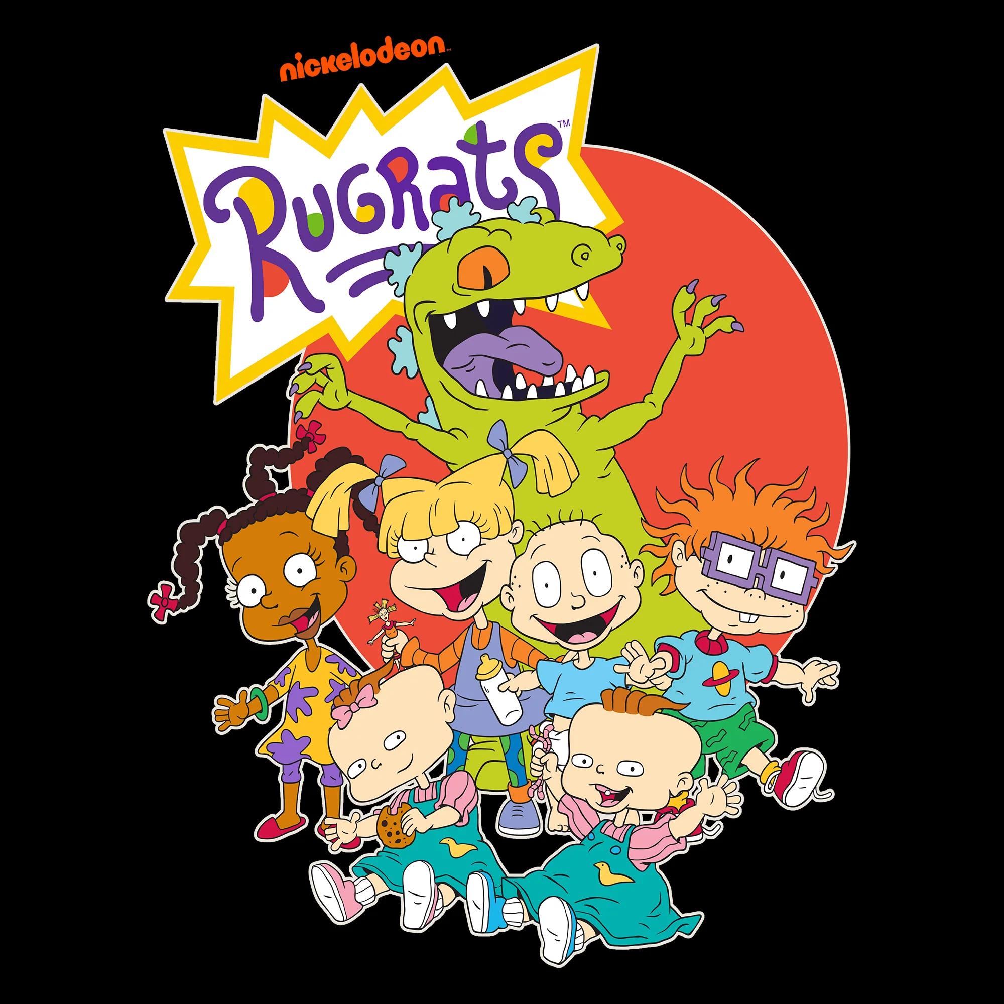 Nickelodeon - Rugrats Black Tee - Image 2