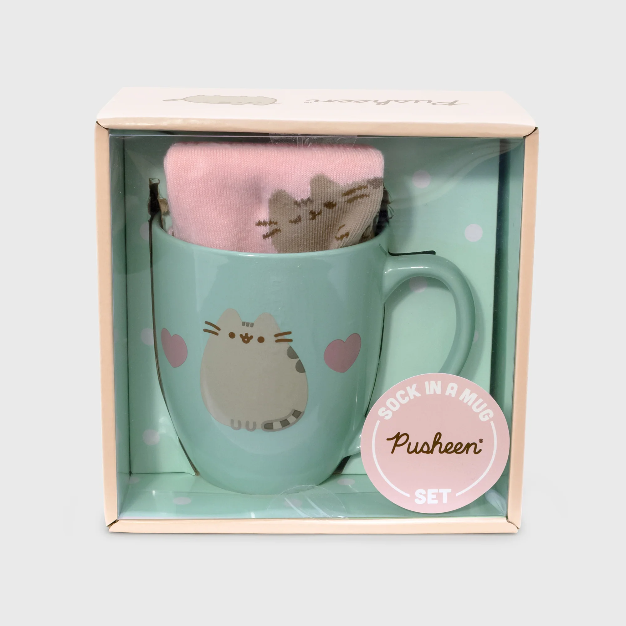 Pusheen - Hearts Mug + Sock Bundle - Image 2